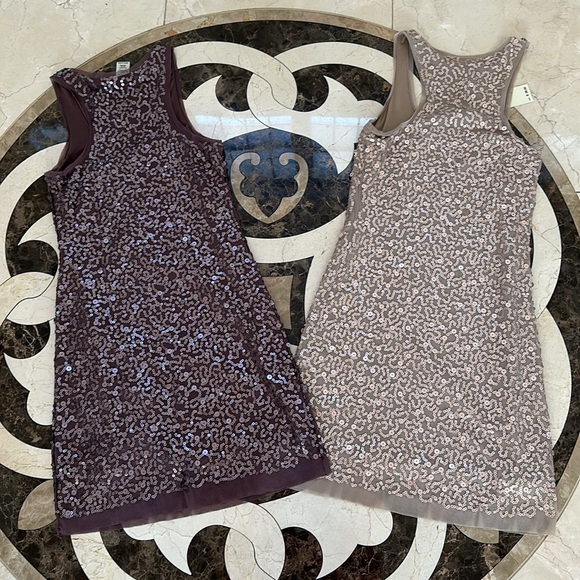BUNDLE of 2 Max Studio Sequined Sleeveless Dresses Size Small - Picture 4 of 8